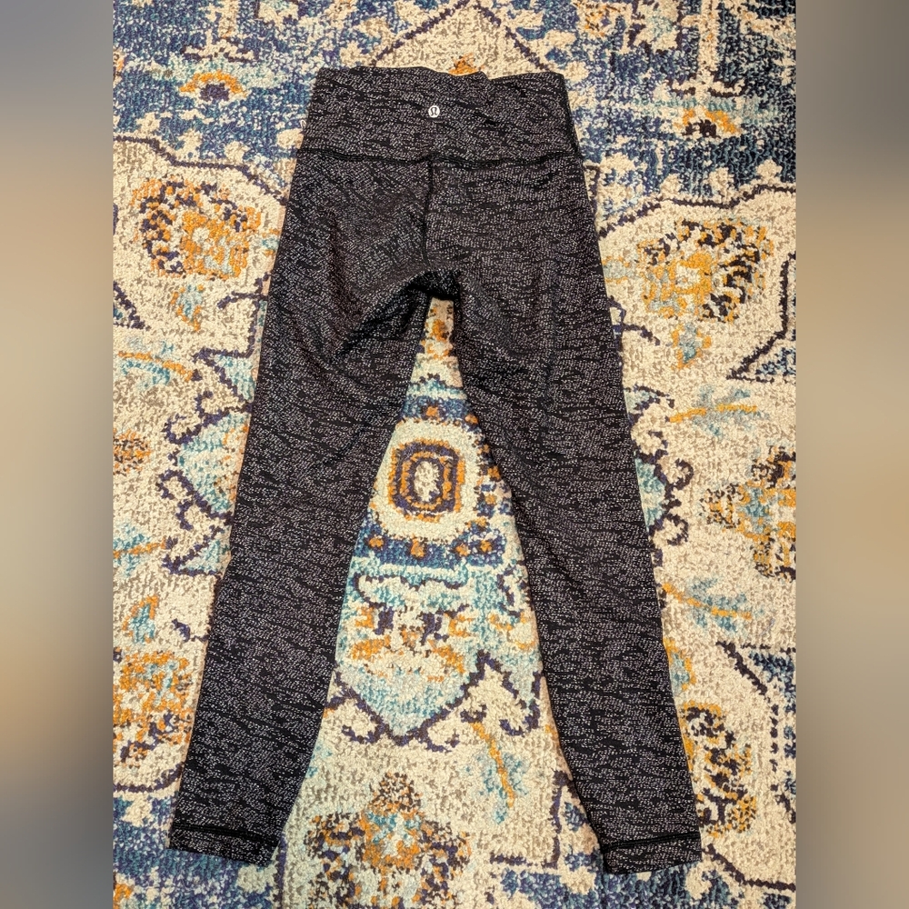 lululemon athletica Dark Gray Textured Leggings